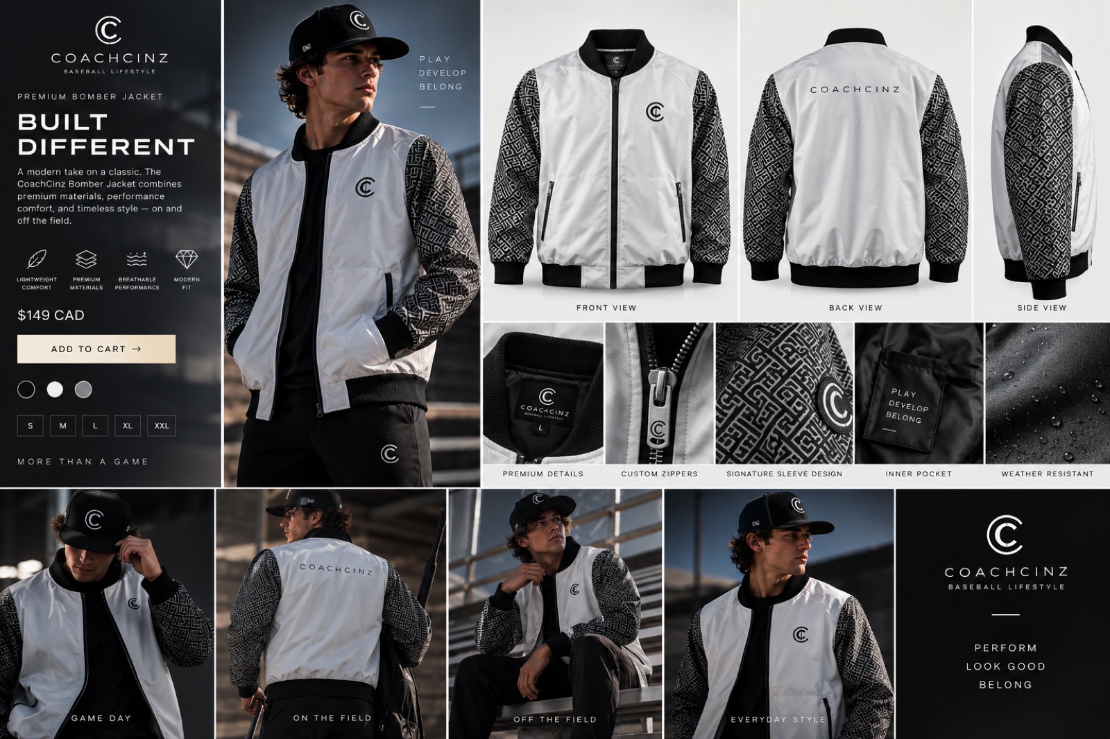 COACHCINZ Premium Bomber Jacket