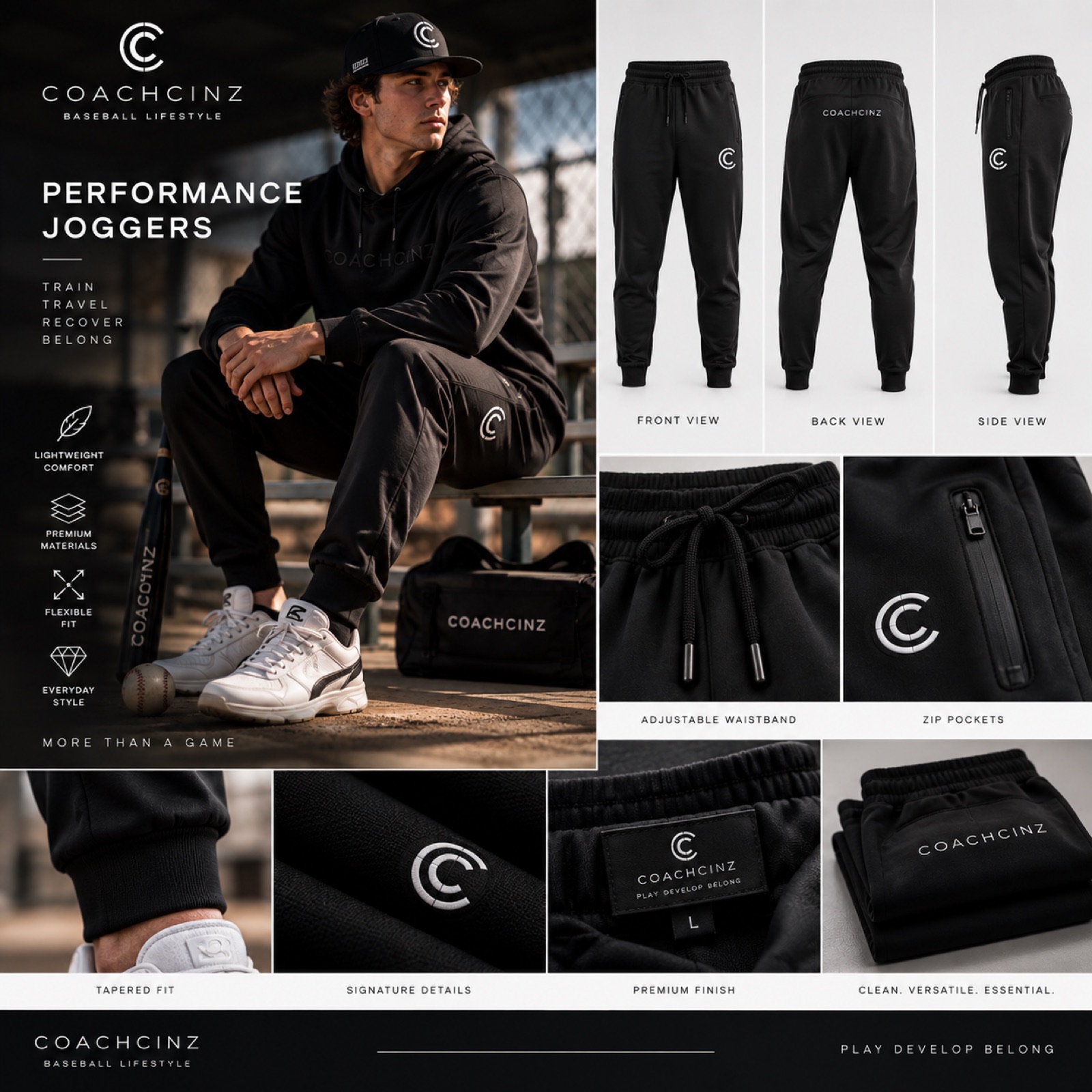COACHCINZ Joggers — Details